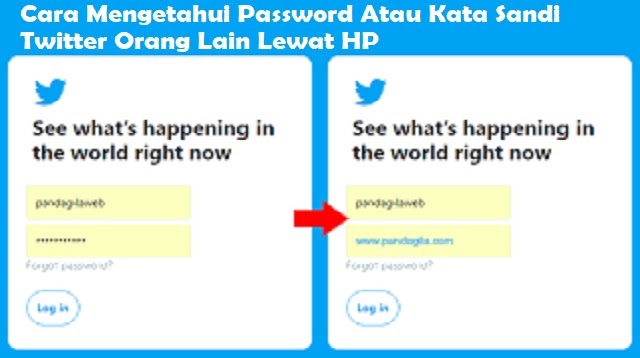 Cara Melihat Password Twitter Orang Lain. Cara Mengetahui Password Atau Kata Sandi Twitter Orang Lain
