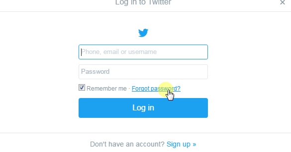 Mengembalikan Twitter Lupa Email. Lupa Password, no Hp dan Email Twitter Saya?