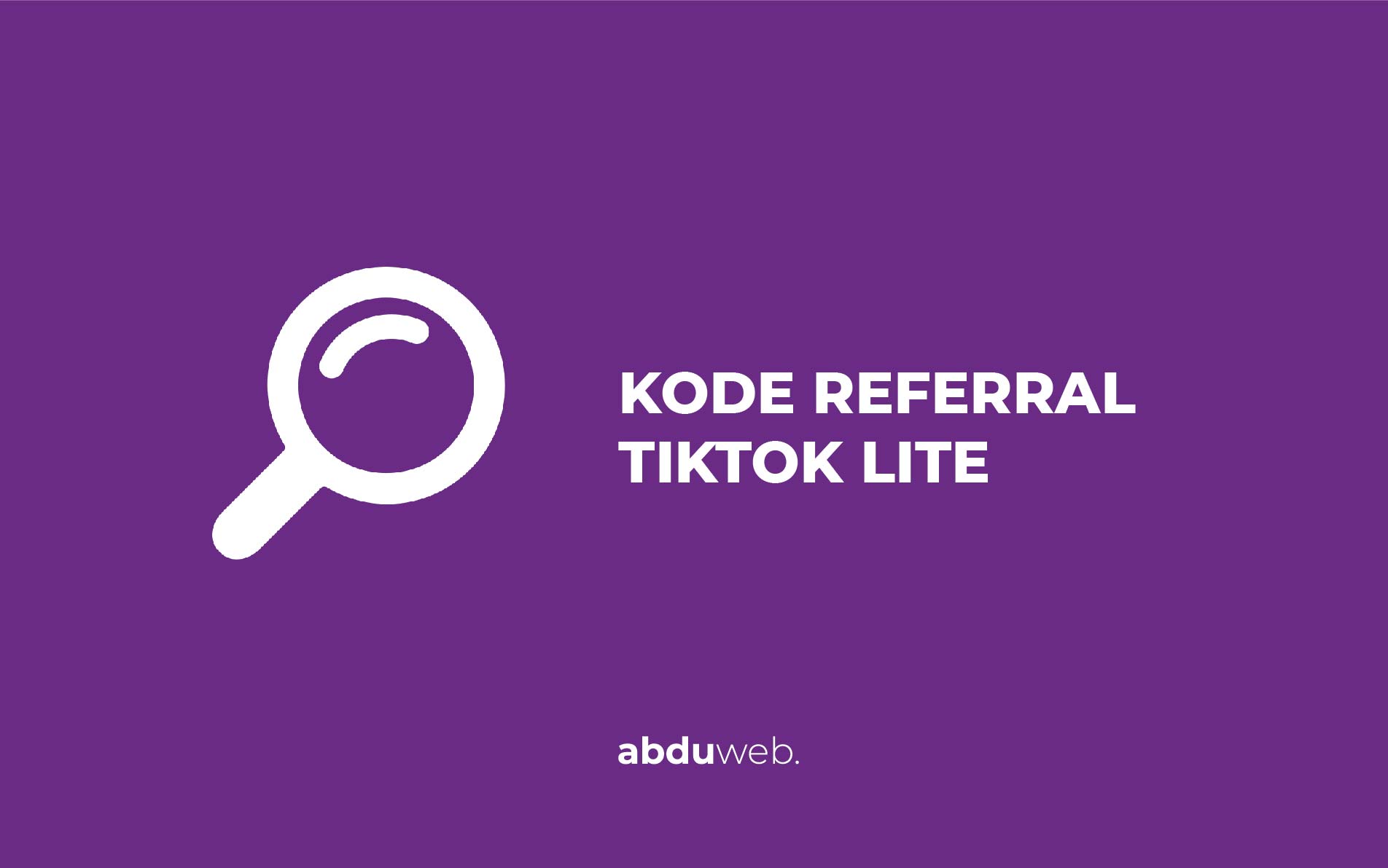 Cara Melihat Kode Referal Tiktok. Cara Melihat Kode Referral TikTok Lite Sendiri dan Cara Masukin