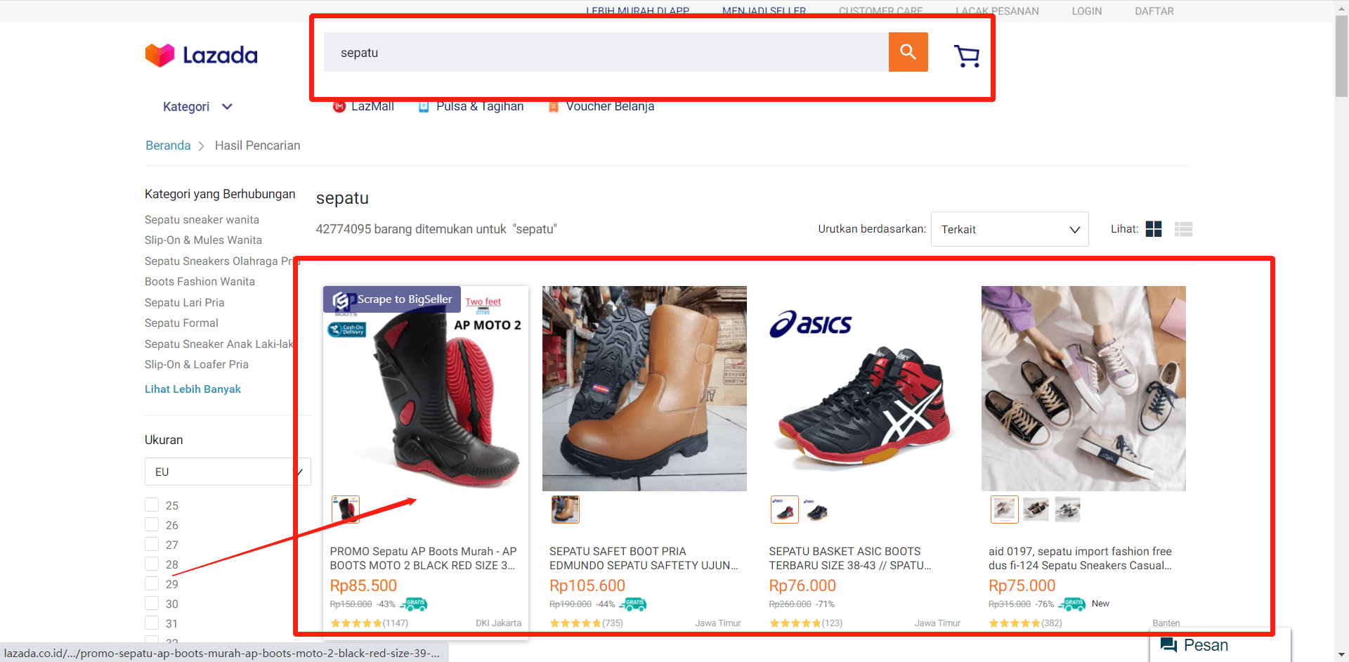 Cara Mencari Seller Di Lazada. Cara Mencari Supplier di Lazada