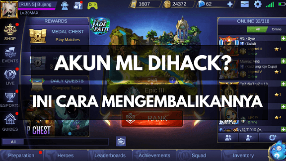 Akun Fb Saya Kena Phising. Cara Mengembalikan Akun Mobile Legend Yang Hilang/Dihack