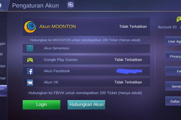 Mengatasi Akun Facebook Hilang. Ini Cara Mengembalikan Akun Mobile Legends yang Hilang Setelah