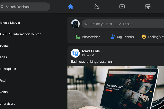 Cara Mengganti Facebook Menjadi Mode Gelap. Begini Cara Aktifkan Dark Mode Facebook Lewat Komputer Desktop