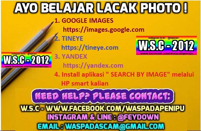 Cara Mengetahui Pemilik Foto Asli Di Instagram. Cara Melacak Photo di Akun Media Sosial Palsu Halaman 1