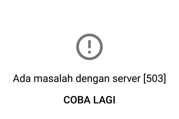Ada Masalah Dengan Server 503 Youtube. Layanan Google Tiba Tiba Down, Youtube Tidak Bisa Diakses