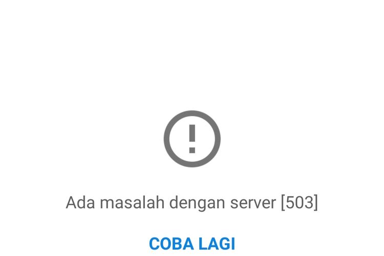 Ada Masalah Dengan Server 503 Youtube. Tagar YouTube Down Jadi Trending di Twitter