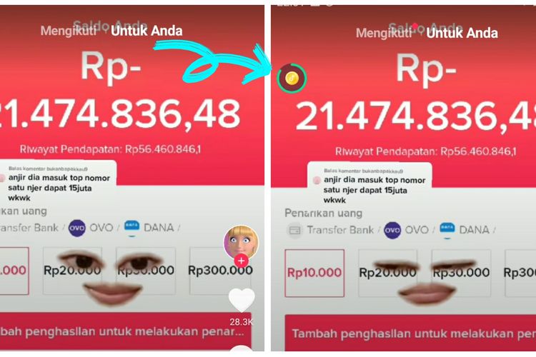 Kenapa Koin Di Tiktok Tidak Muncul. Cara Mengatasi Poin Tiktok Lite Tidak Berputar Kembali Muncul