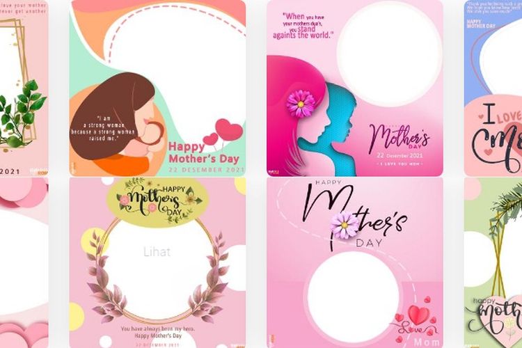 Foto Profil Fb Keren Siap Pakai. 15 Link Twibbon Hari Ibu 22 Desember 2021 Gratis dengan Desain