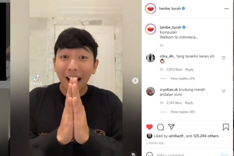 Artis Tiktok Viral Indonesia. Kumpulan Artis Tiktok Sindir Koruptor Pakai Lagu Viral Welcome To