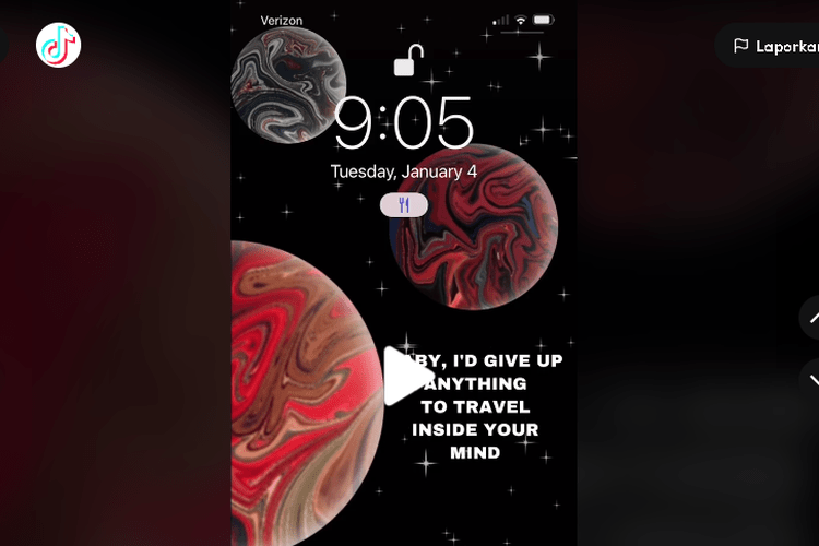 Cara Membuat Wallpaper Dari Tiktok. Ubah Foto Jadi Planet Wallpaper Trend TikTok 2022 Lebih Kece