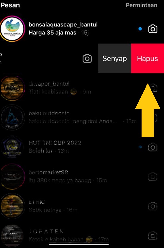 Cara Menghapus Pesan Di Instagram Iphone. Cara Hapus DM IG Di Iphone, Mudah Banget