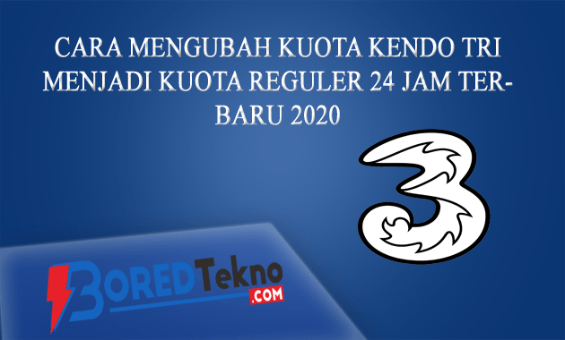 Cara Ubah Kuota Malam Tri 2020. cara mengubah kuota kendo tri 24 jam