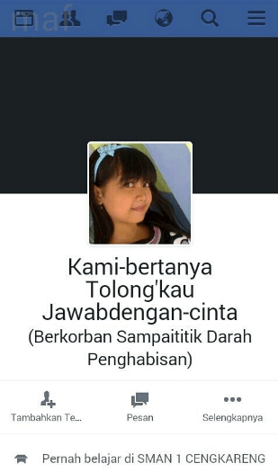 Daftar Nama Keren Buat Facebook. 17 Nama alay di Facebook ini kocaknya bikin ketawa sekaligus gere