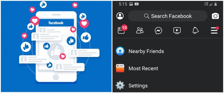 Fitur Tersembunyi Facebook Lite. Dark mode muncul di Facebook Lite, salip aplikasi utamanya