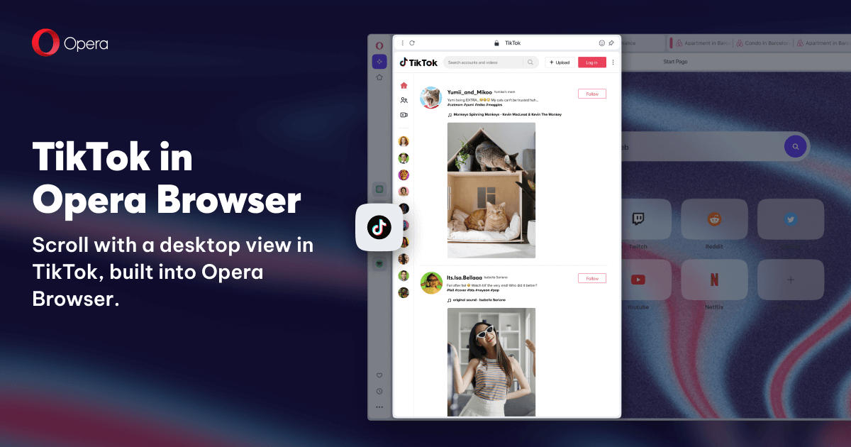 Buka Fb Melalui Opera Mini. TikTok in Opera