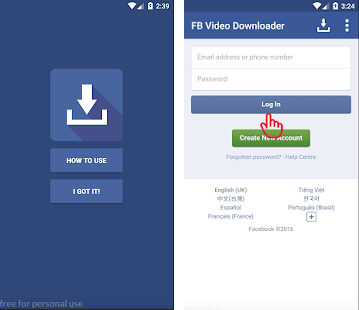 Download Facebook Downloader. Video Downloader for Facebook Unduh Apk versi terbaru 3.1- lc.fb