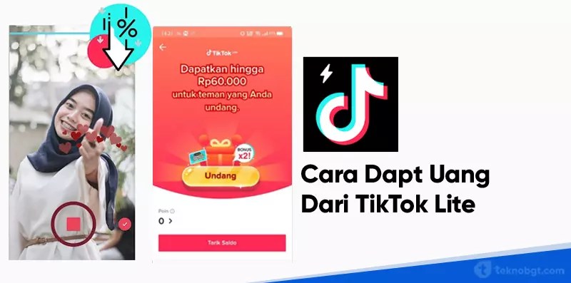 Cara Dapat Uang Dari Tiktok Lite Tanpa Undang Teman. Ternyata Kamu Bisa Dapat Uang Dari Tiktok Lite Rp 300 Ribu