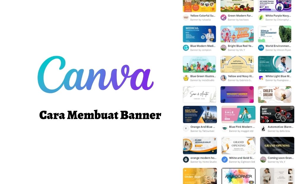 Cara Buat Banner. Tutorial Membuat Banner Produk untuk Bisnis dengan Canva