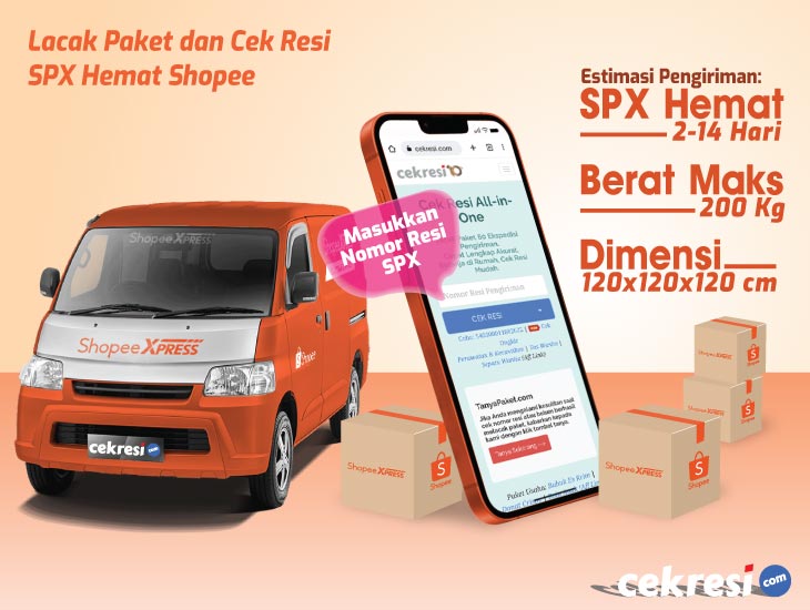 Cek Resi Shope Expres. Lacak Paket dan Cek Resi SPX Hemat Shopee