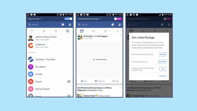 Cara Membuka Facebook Mode Data. Cara Menonaktifkan 'Facebook Mode Gratis' Supaya Muncul