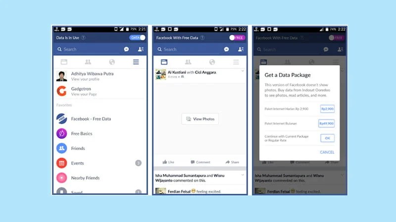Cara Merubah Facebook Gratis Ke Data. Cara Menonaktifkan 'Facebook Mode Gratis' Supaya Muncul