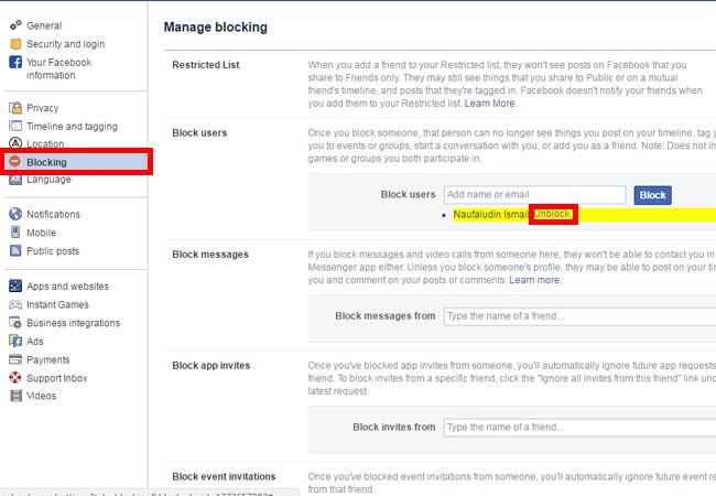 Cara Membuka Blokiran Facebook Sendiri. Cara Mudah Membuka Blokiran Teman di Facebook