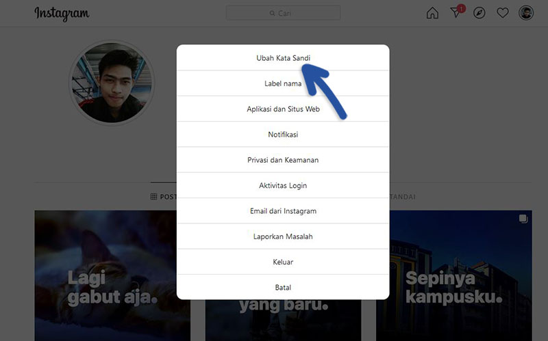 Mengganti Tautan Facebook Di Instagram. 3+ Cara Mengganti Password Instagram, Atur ulang kata sandi