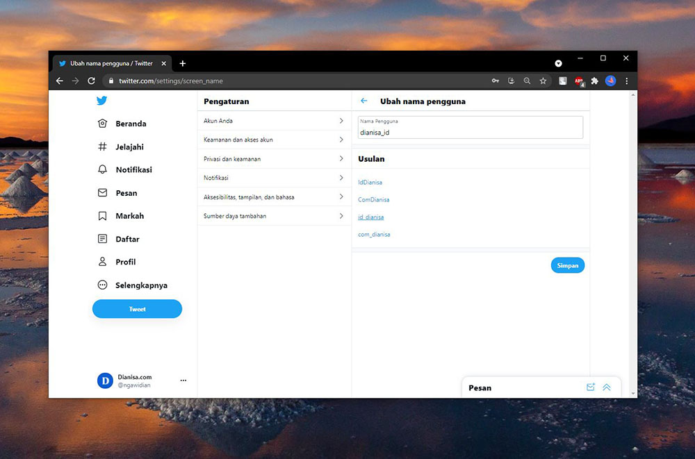 Cara Mengganti Username Twitter Di Hp. 6+ Cara Mengganti Username Twitter Lewat HP dan PC