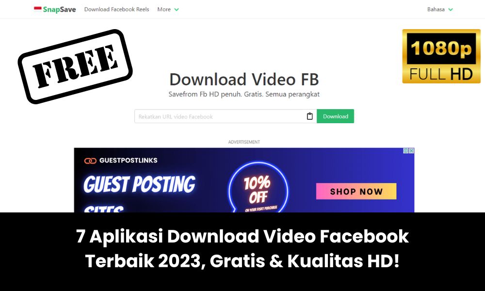 Download Aplikasi Pengunduh Video Facebook. 7 Aplikasi Download Video Facebook Terbaik 2023, Gratis