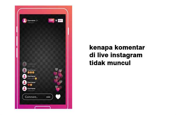 Kenapa Kolom Komentar Di Live Instagram Tidak Muncul. Kenapa Komentar Di Live Instagram Tidak Muncul Ini 6