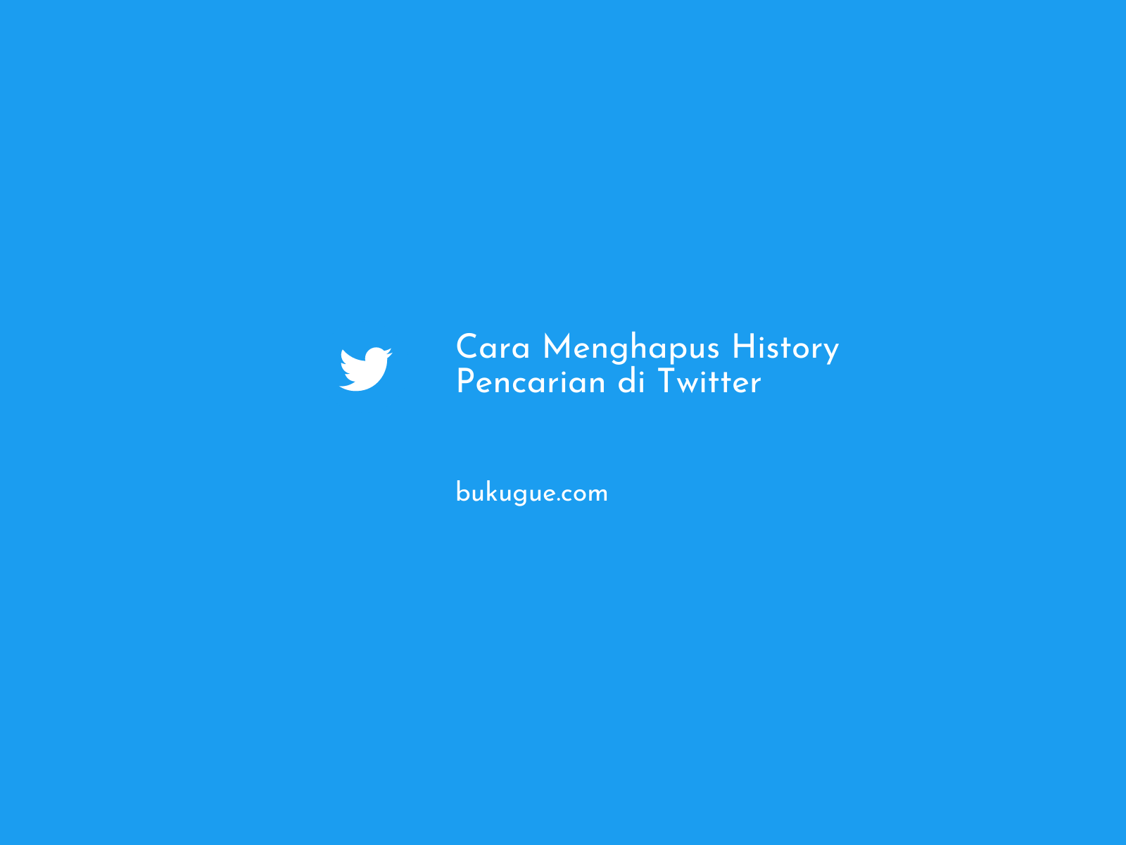 Cara Menghapus Search Twitter. Cara Menghapus History Pencarian Di Twitter (di HP Dan PC