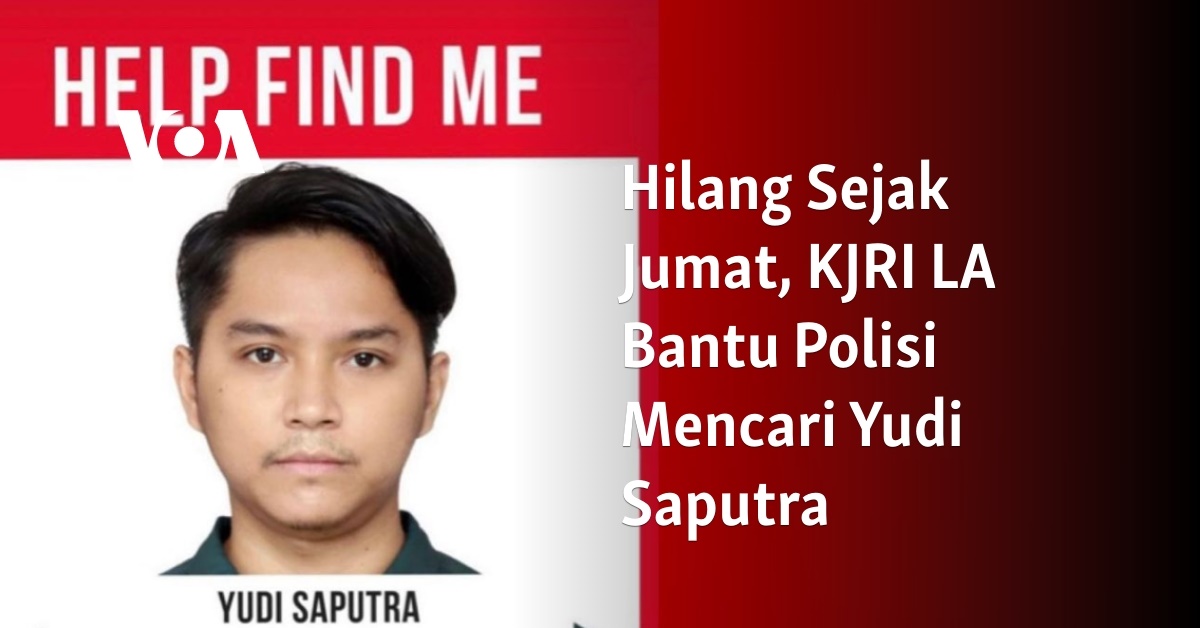 Mencari Instagram Dengan Foto. Hilang Sejak Jumat, KJRI LA Bantu Polisi Mencari Yudi Saputra