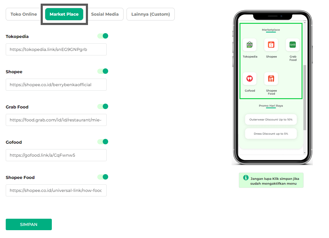 Cara Copy Link Tokopedia. Cara Salin Link Akun Marketplace untuk Fitur LinkPintar