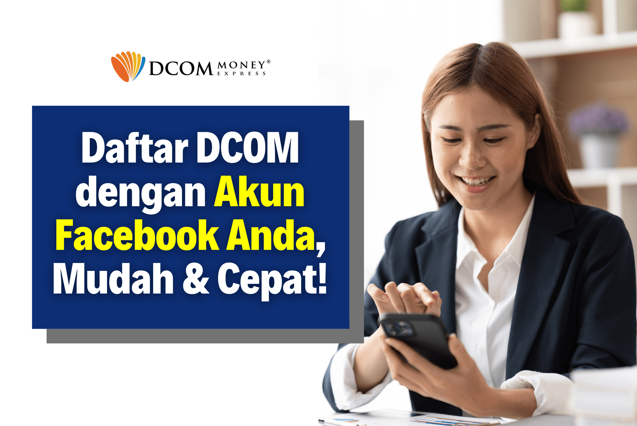 Daftar Ke Facebook Dengan Cepat. Daftar DCOM dengan Akun Facebook Anda, Mudah & Cepat!