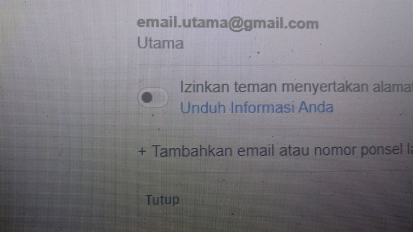 Cara Mengubah Email Facebook Utama. 3 Penyebab Email Utama Facebook Tidak Bisa Dihapus