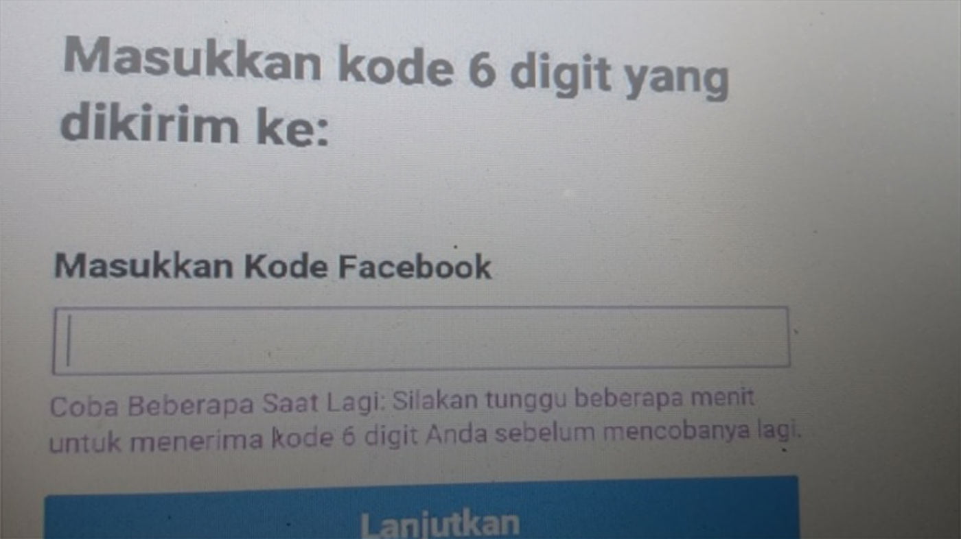 Mendapatkan Kode Konfirmasi Facebook Saya. 3 Solusi Mengatasi Kode Konfirmasi Facebook Tidak Terkirim