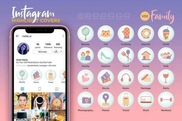 Nama Sorotan Ig Aesthetic. √275+ Ide Nama Highlight Instagram Aesthetic (Food, Beauty