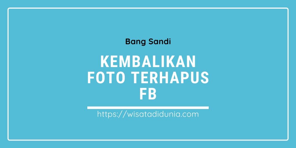 Cara Mengembalikan Foto Yg Terhapus Di Messenger. √#3 Cara Mengembalikan Foto yang Terhapus di Facebook Lewat