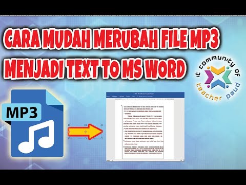 Cara Mengubah Suara Video Menjadi Teks. Download Mp3 Mp3 To Text Indonesia or Listen Free [8.67 MB