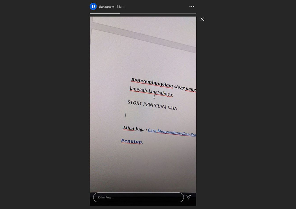 Cara Hide Feed Instagram Dari Seseorang. 5+ Cara Menyembunyikan Story Instagram