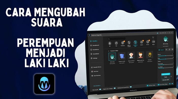 Cara Edit Suara. Cara Mengubah Suara Perempuan Menjadi Laki Laki