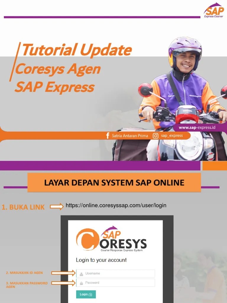 Cara Membuat Awb. Tutorial Coresys Agen Retail SAP Xpress-1