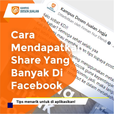 Cara Agar Postingan Facebook Banyak Yang Lihat. Cara Mendapatkan Share Yang Banyak Di Facebook |