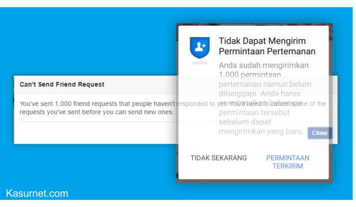 Kenapa Facebook Tidak Bisa Menambahkan Teman. Mengatasi Tidak Dapat Mengirim Permintaan Pertemanan Facebook