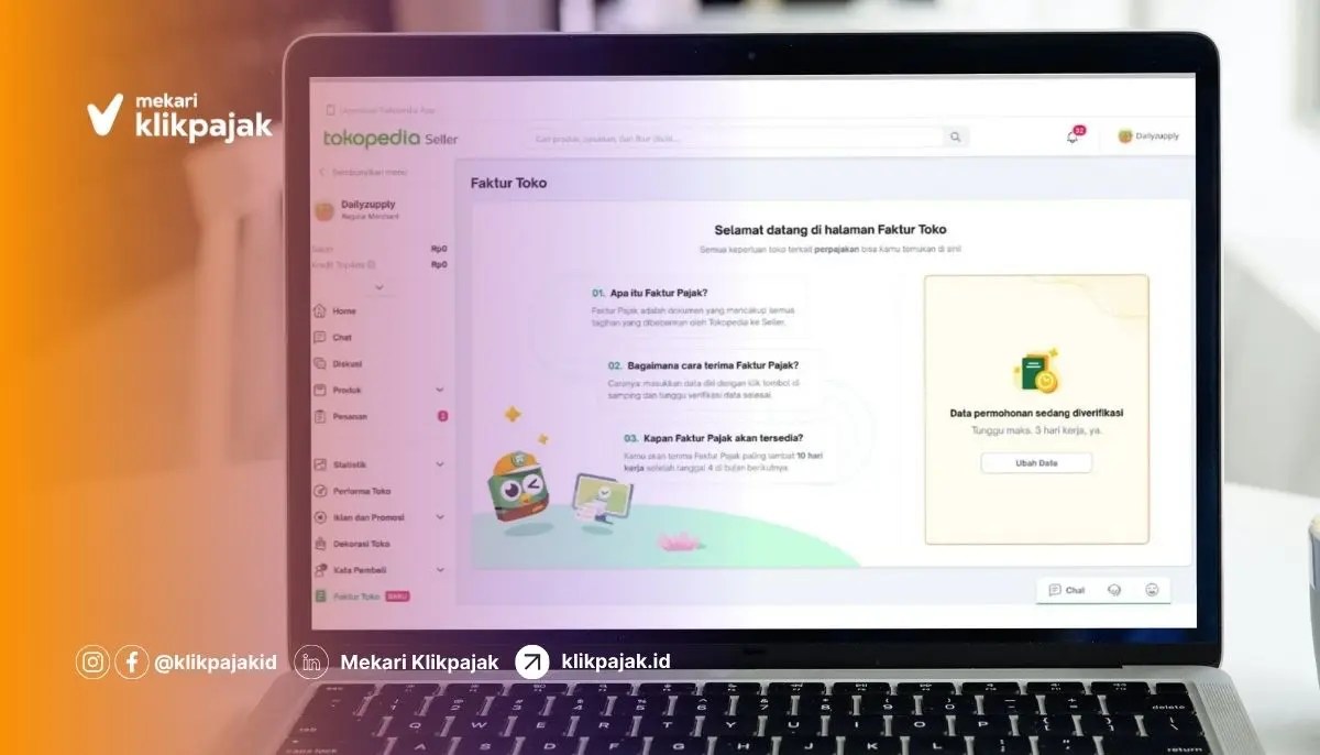 Biaya Layanan Official Store Tokopedia. Cara Mendapatkan Faktur Pajak Tokopedia