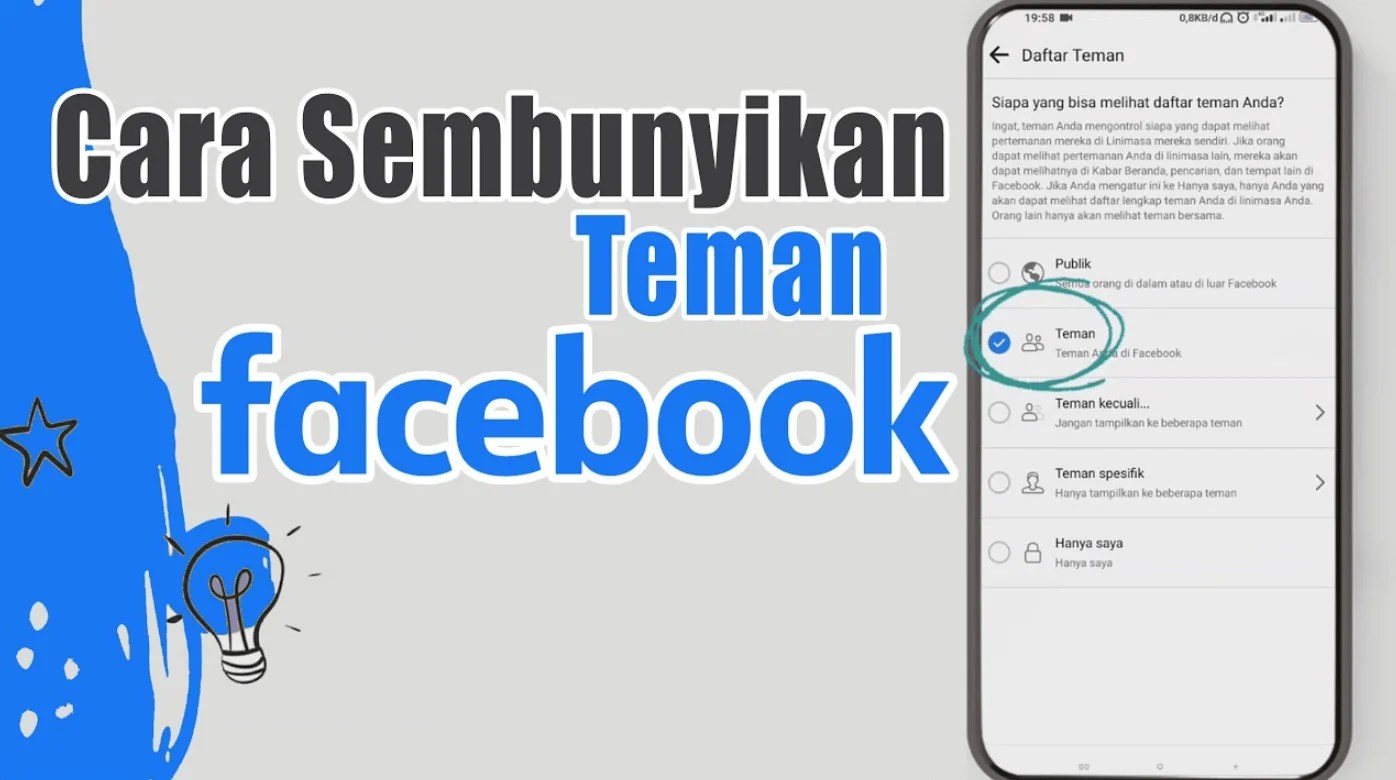 Cara Privasi Teman Di Fb. Cara Menyembunyikan Daftar Teman di FB