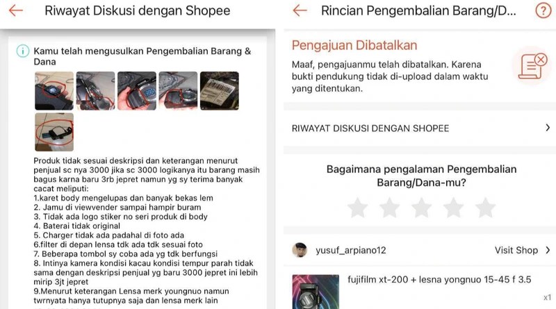 Pengajuan Pengembalian Barang Di Shopee. Pengajuan Pengembalian Barang Dibatalkan, Padahal Resi