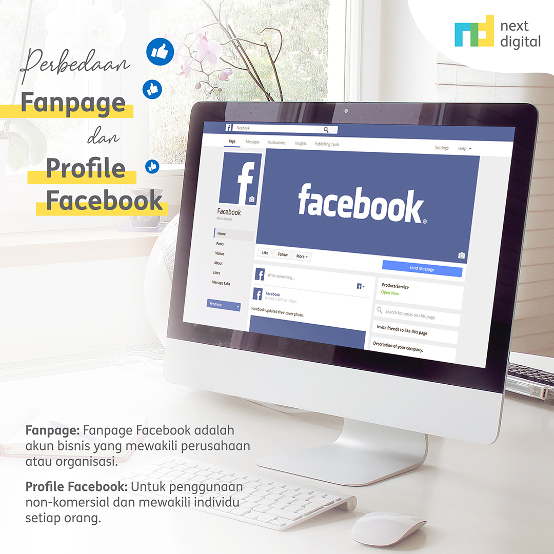 Apa Itu Fanspage Facebook. Perbedaan Fanpage dan Profil Facebook