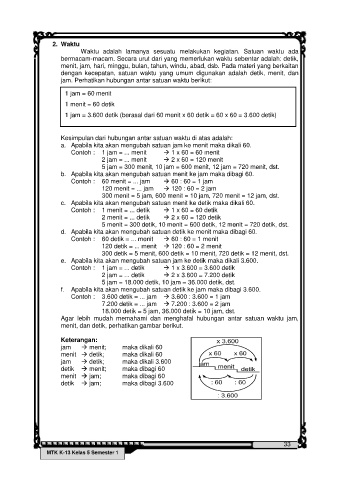 Menit Ke Jam Dikali Atau Dibagi. Page 33