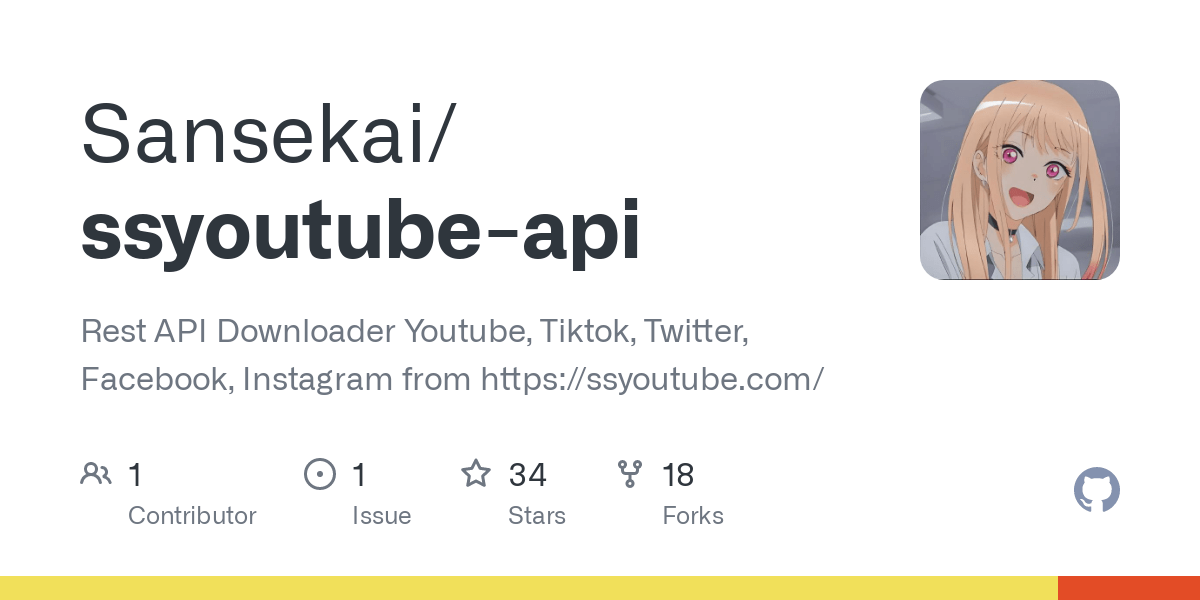 Ss Youtube Com Watch. Sansekai/ssyoutube-api: Rest API Downloader Youtube ...